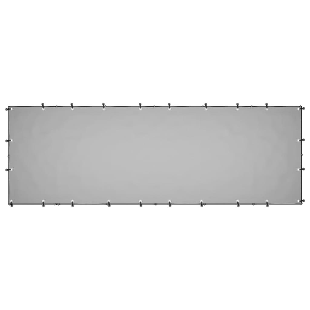 Cuccia da esterno gabbia per cani parco animali 330 x 110 x 110 cm acciaio nero e grigio 02_0000525