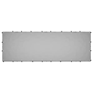 Cuccia da esterno gabbia per cani parco animali 330 x 110 x 110 cm acciaio nero e grigio 02_0000525