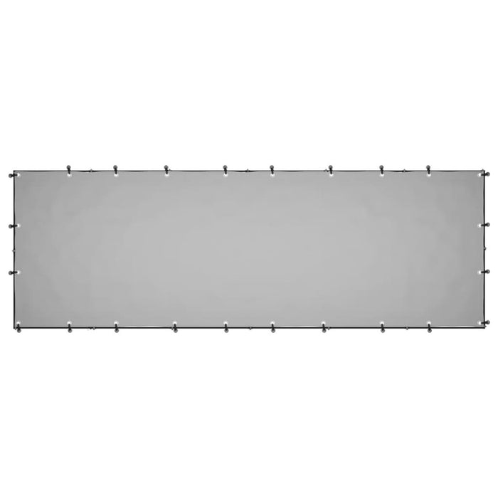 Cuccia da esterno gabbia per cani parco animali 330 x 110 x 110 cm acciaio nero e grigio 02_0000525