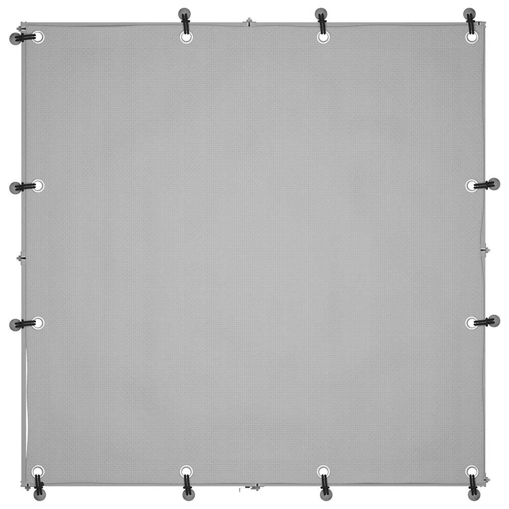 Cuccia per Cani Argento 110x110x110 cm in Acciaio 150785