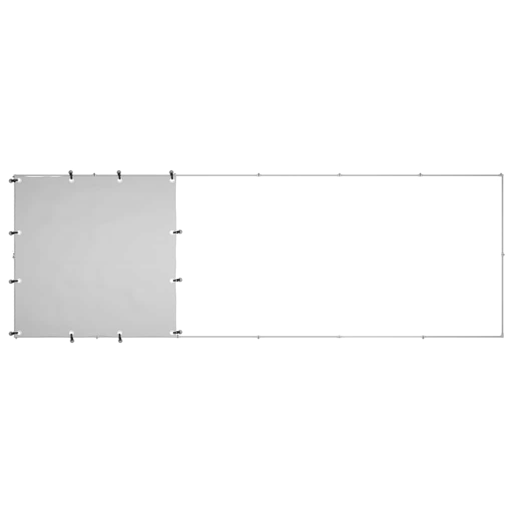 Canile Recinto per Cani Argento 330x110x110 cm in Acciaio cod mxl 44077