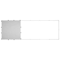 Canile Recinto per Cani Argento 330x110x110 cm in Acciaio cod mxl 44077