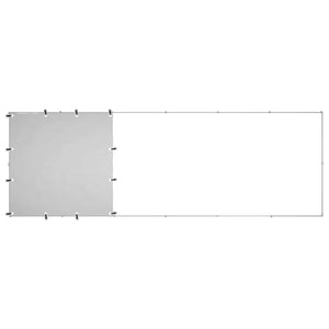 Canile Recinto per Cani Argento 330x110x110 cm in Acciaio cod mxl 44077