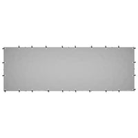 Cuccia da esterno gabbia recinto parco animali cane argento 330 x 110 x 110 cm acciaio 02_0000270