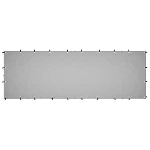 Cuccia da esterno gabbia recinto parco animali cane argento 330 x 110 x 110 cm acciaio 02_0000270