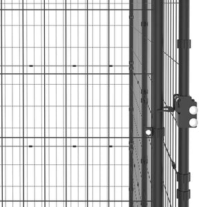 Gabbia per Cani da Esterno in Acciaio 110x220x180 cm 150796