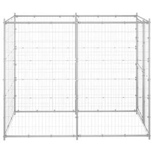 Gabbia per Cani da Esterno in Acciaio Zincato 110x220x180 cm cod mxl 59961