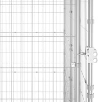 Cuccia da esterno gabbia recinto per animali box per cani da esterno in acciaio zincato 110 x 220 x 180 cm 02_0000469