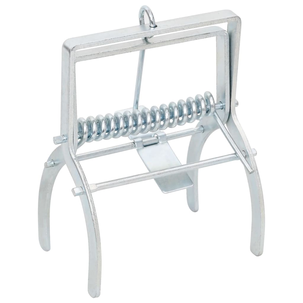 Trappole per Talpe 4 pz Argento Acciaio Zincato 150682