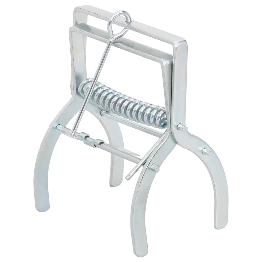 Trappole per Talpe 4 pz Argento Acciaio Zincato 150682