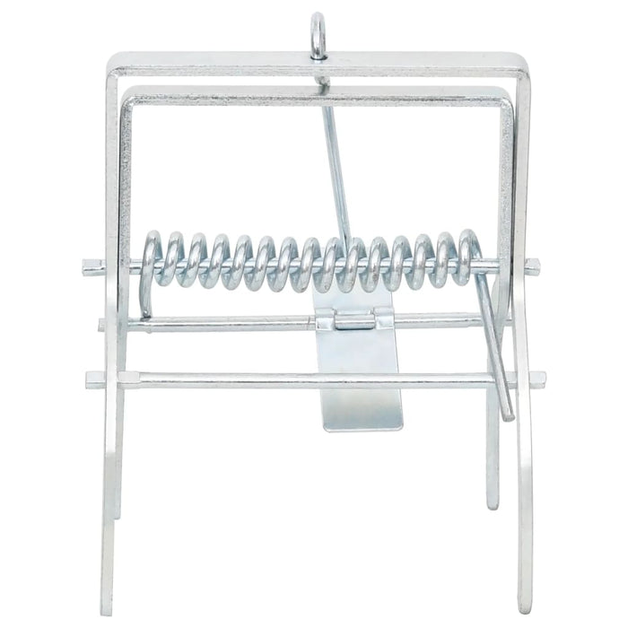 Trappole per Talpe 4 pz Argento Acciaio Zincato 150682