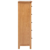 Cassettiera Alta 45x32x110 cm in Legno Massello di Roverecod mxl 94549