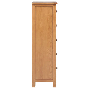 Cassettiera Alta 45x32x110 cm in Legno Massello di Roverecod mxl 94549