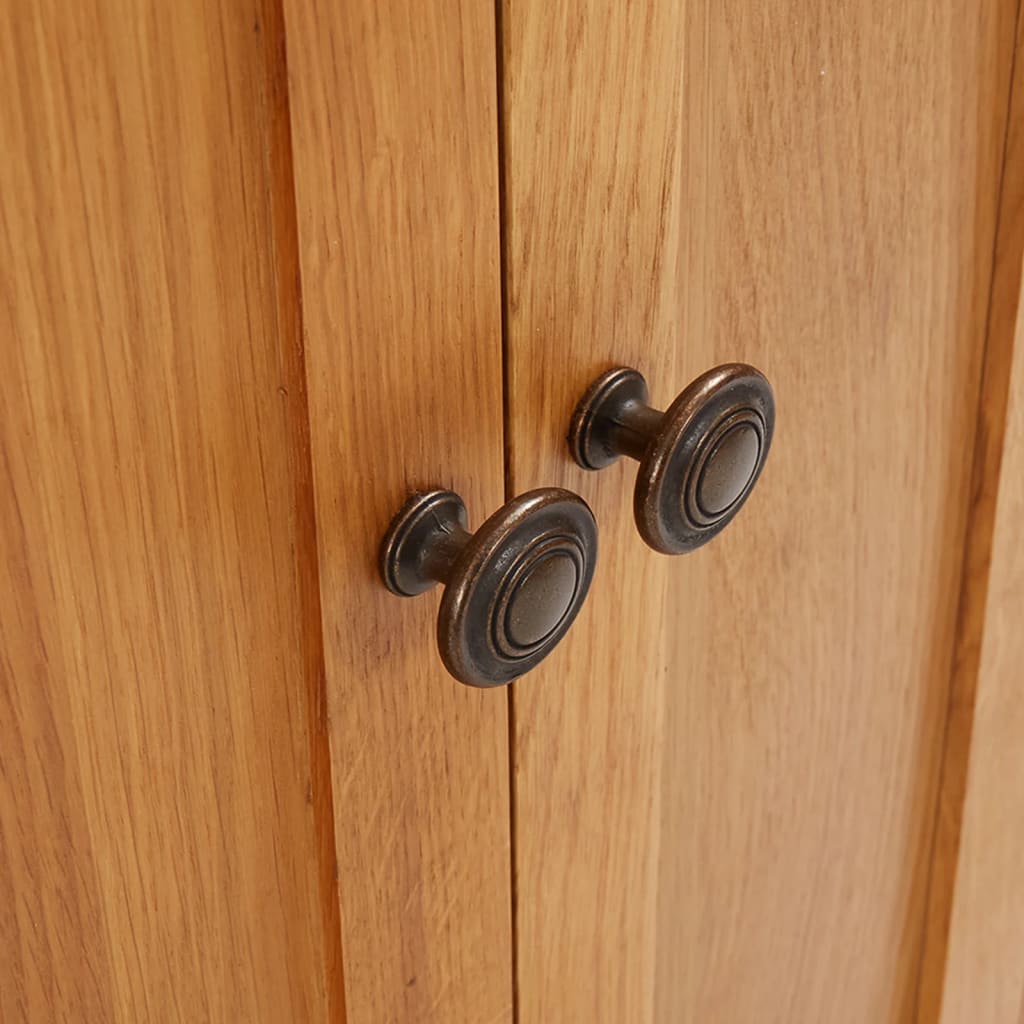 Armadietto 50x22x110 cm in Legno Massello di Rovere cod mxl 53938