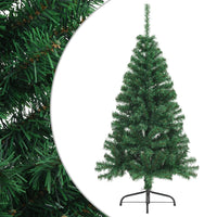 Albero di Natale Artificiale a MetÃ  Supporto Verde 120 cm PVC cod mxl 20896
