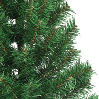 Albero di Natale Artificiale Metà con Supporto Verde 240 cm PVC 328416