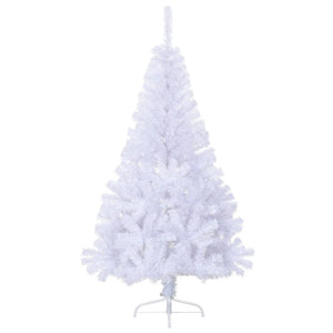 Albero di Natale Artificiale a MetÃ  Supporto Bianco 120 cm PVC