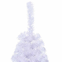 Albero di Natale Artificiale Metà con Supporto Bianco 150cm PVC 328418