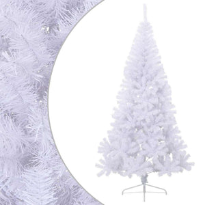 Albero Natale a MetÃ  con Luci LED Bianco 180 cm in PVC