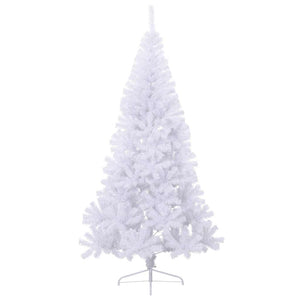 Albero Natale a MetÃ  con Luci LED Bianco 180 cm in PVC