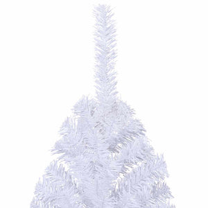 Albero di Natale Artificiale Metà con Supporto Bianco 180cm PVC 328419