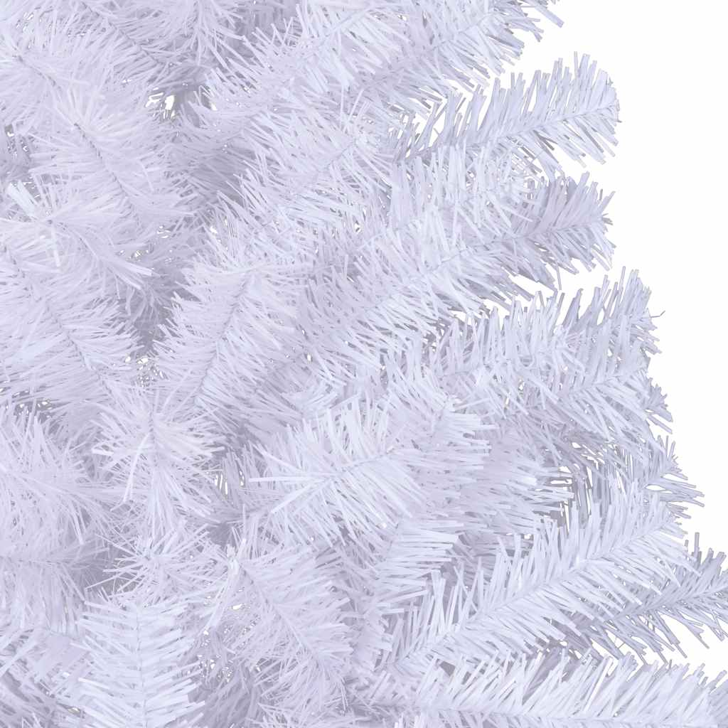 Albero di Natale Artificiale Metà con Supporto Bianco 180cm PVC 328419