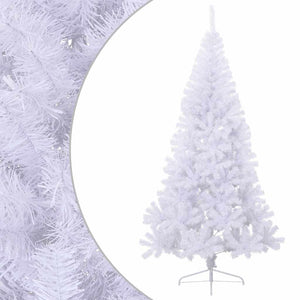 Albero Natale a MetÃ  con Luci LED Bianco 180 cm in PVC