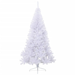 Albero di Natale Artificiale a MetÃ  Supporto Bianco 210 cm PVC cod mxl 16224