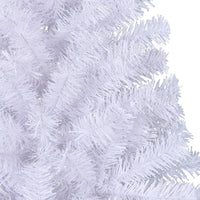 Albero di Natale Artificiale Metà con Supporto Bianco 210cm PVC 328420