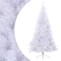 Albero di Natale Artificiale a MetÃ  Supporto Bianco 210 cm PVC cod mxl 16224