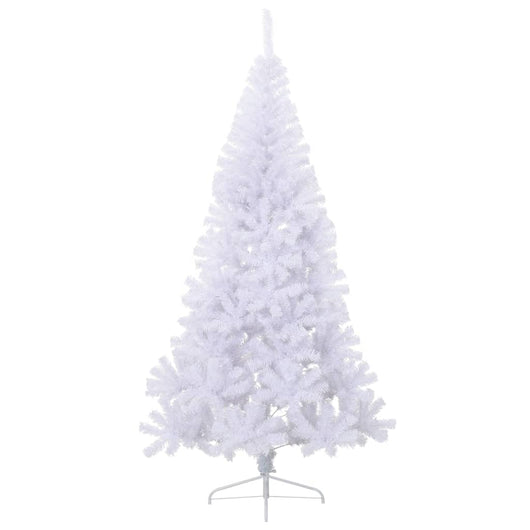 Albero di Natale Artificiale Metà con Supporto Bianco 240cm PVC 328421