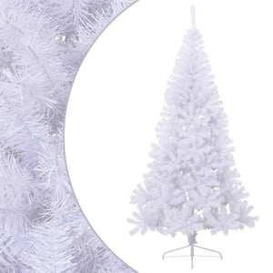 Albero di Natale Artificiale a MetÃ  Supporto Bianco 240 cm PVC