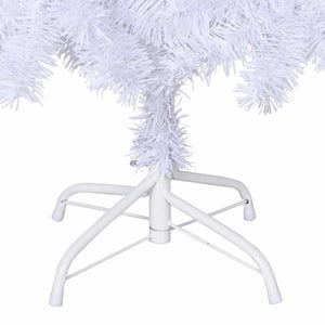 Albero di Natale Artificiale con Rami Folti Bianco 120 cm PVC