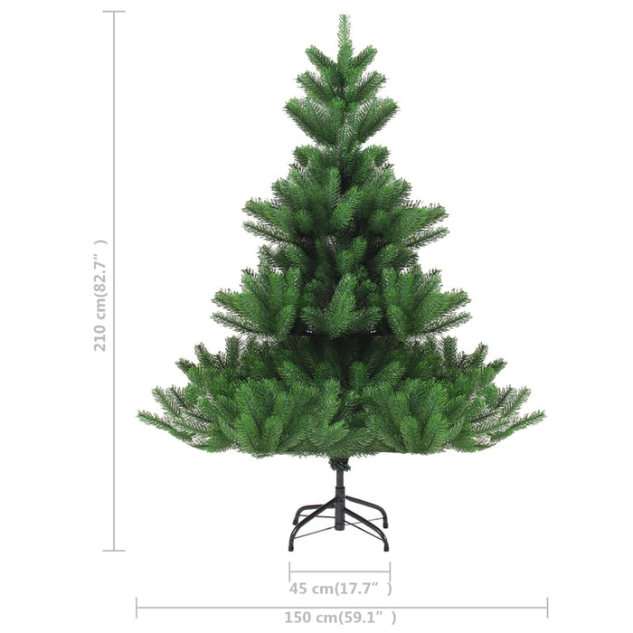 Albero di Natale Artificiale Abete Nordmann Verde 210 cm 328431