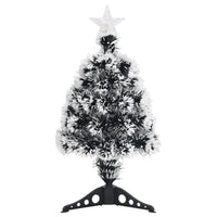 Albero di Natale con LED Verde e Bianco 64 cm Fibra Ottica cod mxl 19349