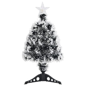 Albero di Natale con LED Verde e Bianco 64 cm Fibra Ottica cod mxl 19349
