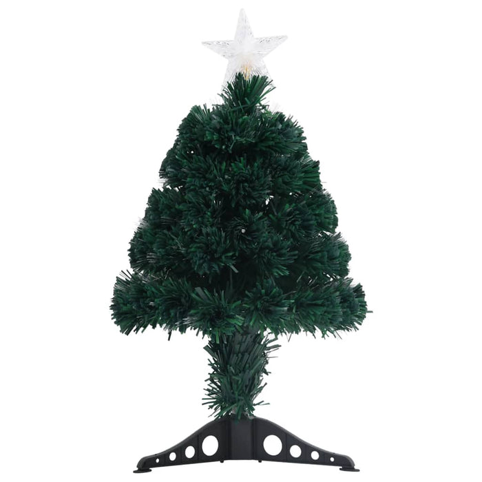 Albero di Natale Preilluminato con Supporto 64 cm Fibra Ottica 328439