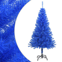 Albero di Natale Artificiale con Supporto Blu 120 cm PVC cod mxl 62365