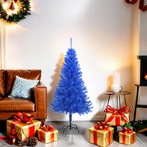 Albero di Natale Artificiale con Supporto Blu 120 cm PVC cod mxl 62365