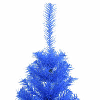 Albero di Natale Artificiale con Base Blu 120 cm PVC 329181