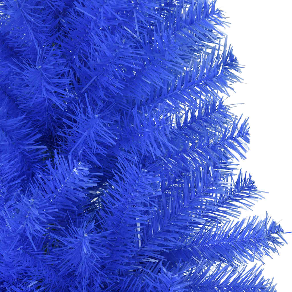 Albero di Natale Artificiale con Base Blu 240 cm PVC 329182