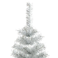 Albero di Natale Artificiale con Supporto Argento 120 cm PET 329187
