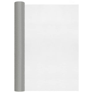 Recinzione in Rete in Acciaio Inossidabile 60x500 cm Argento 150889