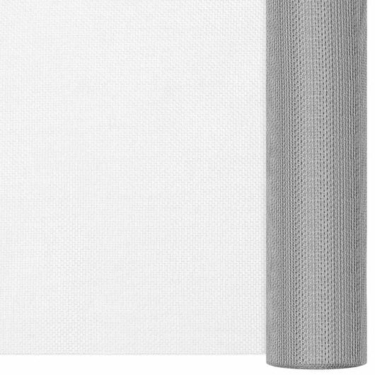 Recinzione in Rete in Acciaio Inossidabile 60x1000 cm Argento