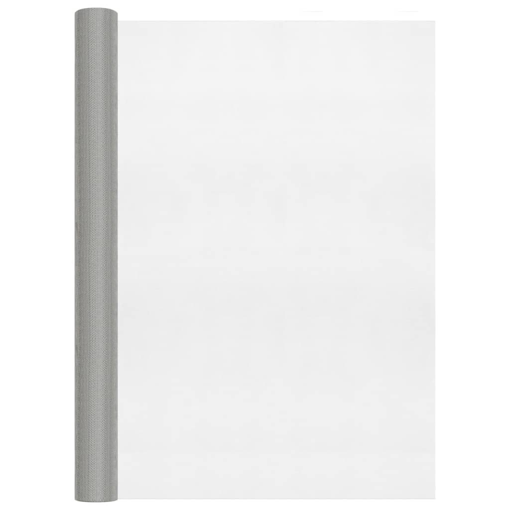 Recinzione in Rete in Acciaio Inossidabile 112x500 cm Argento 150896