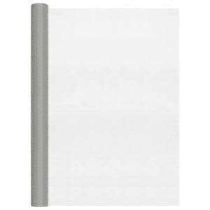 Recinzione in Rete in Acciaio Inossidabile 112x500 cm Argento 150896