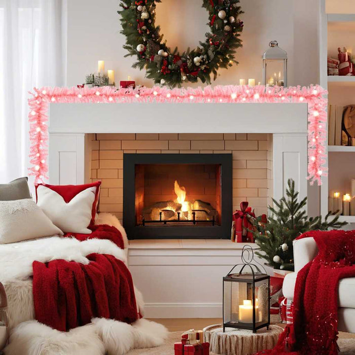 Ghirlanda Natalizia con Luci a LED 20 m Rosa 329200