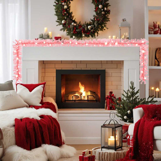 Ghirlanda Natalizia con Luci a LED 20 m Rosa