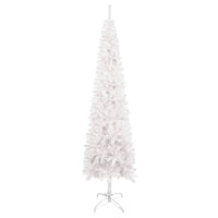 Albero di Natale Sottile Bianco 240 cm 329211