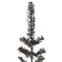 Albero di Natale Sottile Nero 210 cm 329220